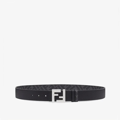 펜디 남성 시그니처 양면 그레이 벨트 - Fendi Mens Gray Belts - fe47x