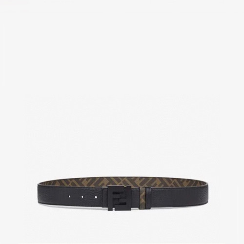 펜디 남성 시그니처 양면  브라운 벨트 - Fendi Mens Brown Belts - fe51x