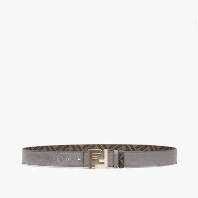 펜디 남성 시그니처 양면 그레이 벨트 - Fendi Mens Gray Belts - fe53x