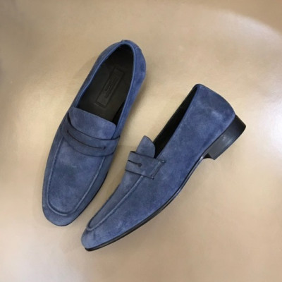 에르메네질도 제냐 남성 블루 로퍼 - Ermenegildo Zegna Mens Blue Loafer - ze53x