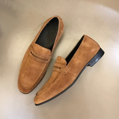 에르메네질도 제냐 남성 카멜 로퍼 - Ermenegildo Zegna Mens Camel Loafer - ze54x