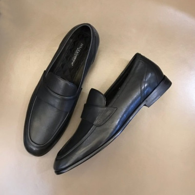 돌체앤가바나 남성 블랙 로퍼 - Dolce&Gabbana Mens Black Loafer - dol406x