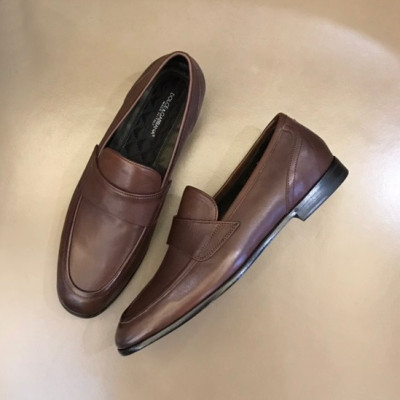 돌체앤가바나 남성 브라운 로퍼 - Dolce&Gabbana Mens Brown Loafer - dol405x