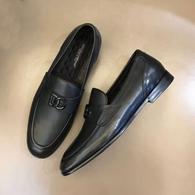 돌체앤가바나 남성 블랙 로퍼 - Dolce&Gabbana Mens Black Loafer - dol408x