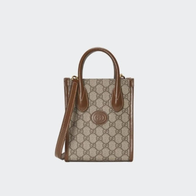 [당일배송] 구찌 인터로킹 G 미니 토트백 - gu257x