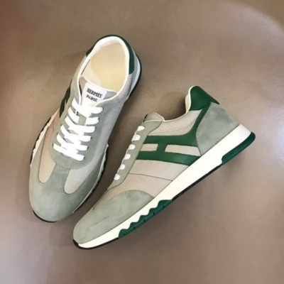 에르메스 남성 그린 스니커즈 - Hermes Mens Green Sneakers - he55x