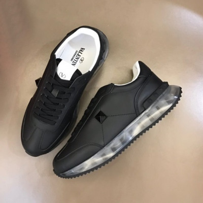 발렌티노 남/녀 모던 블랙 스니커즈 - Valentino Unisex Black Sneakers - val400x