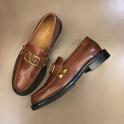 발렌티노 남성 브라운 로퍼 - Valentino Mens Brown Loafer - val414x