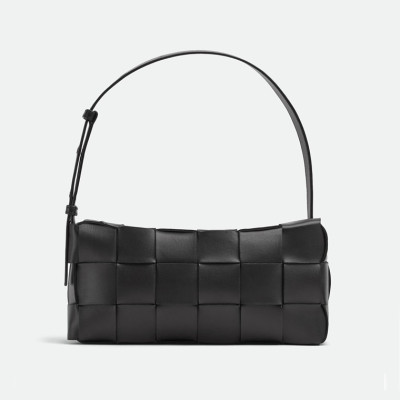 보테가베네타 여성 블랙 카세트백 - Bottega Veneta Womens Black Cassette Bag - bv35x