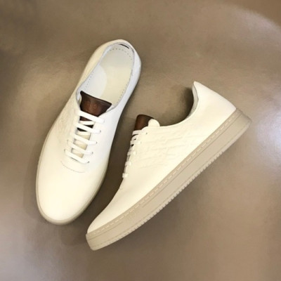 벨루티 남성 시그니처 화이트 스니커즈 - Berluti Mens White Sneakers - ber175x