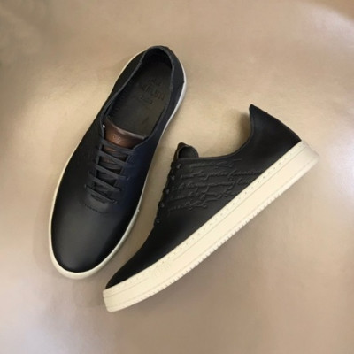 벨루티 남성 시그니처 블랙 스니커즈 - Berluti Mens Black Sneakers - ber176x