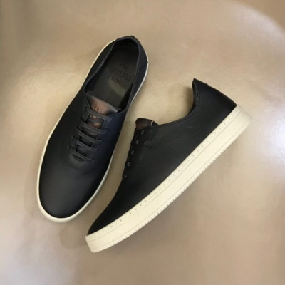 벨루티 남성 시그니처 블랙 스니커즈 - Berluti Mens Black Sneakers - ber180x