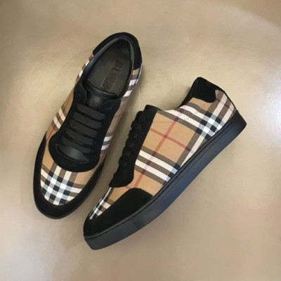 버버리 남성 카멜 스니커즈 - Burberry Mens Camel Sneakers - bu106x