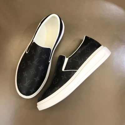 루이비통 남성 모던 블랙 로퍼 - Louis vuitton Mens Black Loafer - lv547x