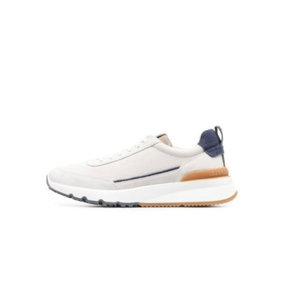 브루넬로쿠치넬리 남성 화이트 스니커즈 - Brunello Cucinelli Mens White Sneakers - bru28x