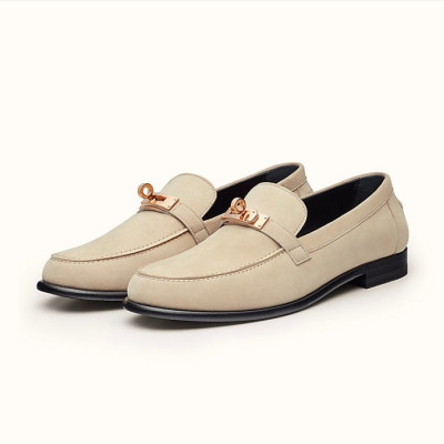 에르메스 여성 시그니처 베이지 로퍼 - Hermes Womens Beige Loafer - he78x