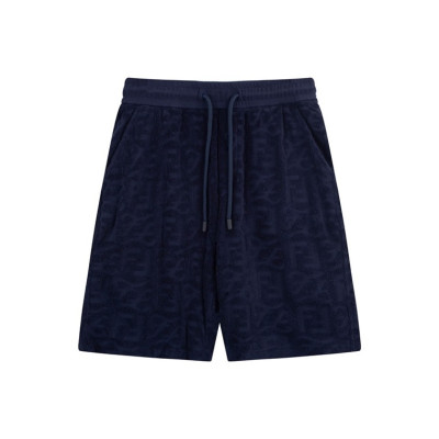 펜디 남성 캐쥬얼 네이비 반바지 - Fendi Mens Navy Half-pants - fe77x