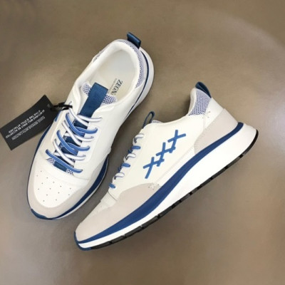 에르메네질도 제냐 남성 블루 스니커즈 - Ermenegildo Zegna Mens Blue Sneakers - ze72x