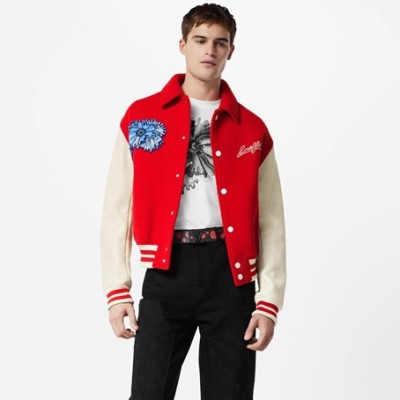 루이비통 남성 레드 자켓 - Louis vuitton Mens Red Jackets - lv666x