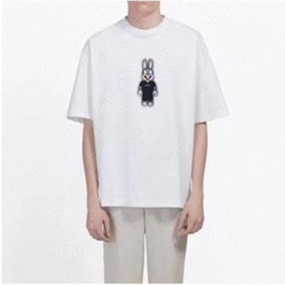 발렌시아가 남성 화이트 반팔티 - Balenciaga Mens White Tshirts - ba238x