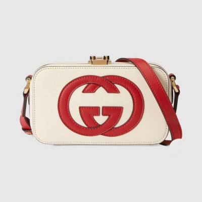 구찌 여성 화이트 크로스백- Gucci Womens White Cross Bag - gu385x