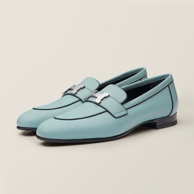 에르메스 여성 블루 파리 로퍼 - Hermes Womens Blue Loafer - he139x