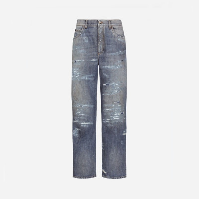 돌체앤가바나 남성 블루 청바지 - Dolce&Gabbana Mens Blue Jeans - dol443x