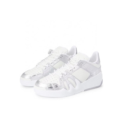 쥬세퍼 자노티 남성 실버 스니커즈 - Giuseppe Zanoti Mens Silver Sneakers - gz06x