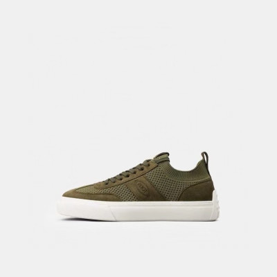 토즈 남성 베이직 카키 스니커즈 - Tods Mens Khaki Sneakers - tod314x