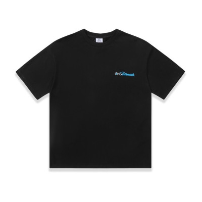 베트멍 남/녀 트렌디 블랙 반팔티 - Vetements Unisex Black Tshirts - vet332x