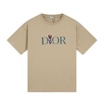 디올 남성 카멜 크루넥 반팔티 - Dior Mens Camel Short sleeved Tshirts - di438x