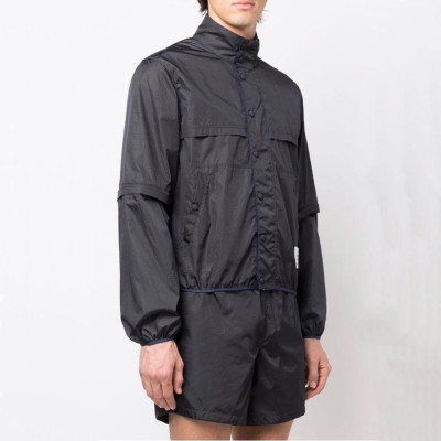 톰브라운 남성 블랙 자켓 - Thom Browne Mens Black Jackets - th51x