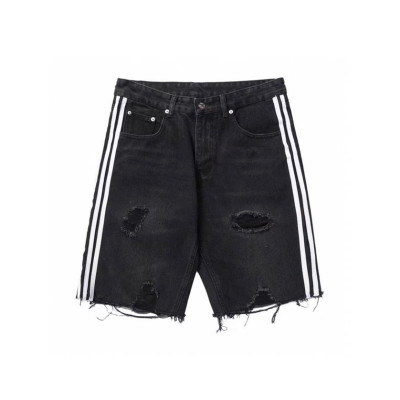 발렌시아가 남성 블랙 반바지 - Balenciaga Mens Black Half-pants - ba365x