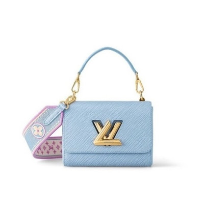 루이비통 여성 블루 트위스트백 - Louis vuitton Womens Blue Twist Bag - lv910x