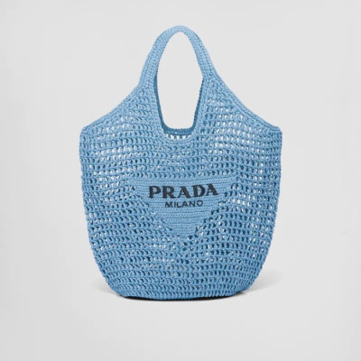 프라다 여성 블루 토트백 - Prada Womens Blue Tote Bag - pr495x