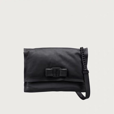 페라가모 여성 블랙 크로스백 - Ferragamo Womens Black Cross Bag - sf17x