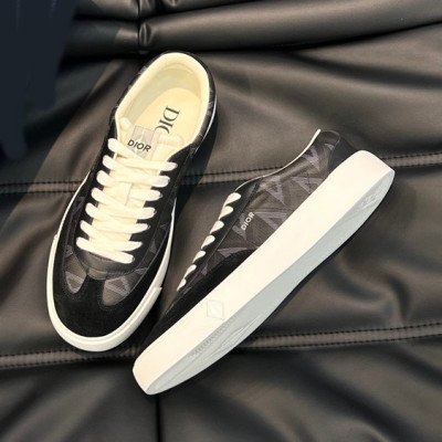 디올 남성 블랙 스니커즈 - Dior Mens Black Sneakers - di449x