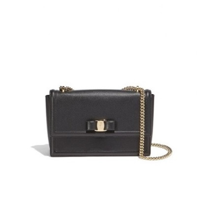 페라가모 여성 블랙 크로스백 - Ferragamo Womens Black Cross Bag - sf52x