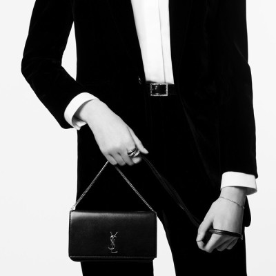 입생로랑 여성 블랙 크로스백 - Saint Laurent Womens Black Cross Bag - ysl751x