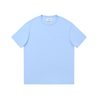 메종마르지엘라 남/녀 크루넥 블루 반팔티 - Maison Margiela Unisex Blue Tshirts - mai150x