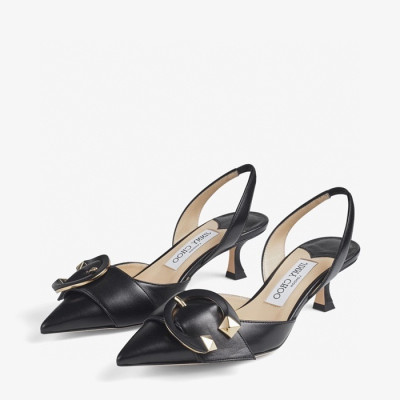 지미츄 여성 블랙 샌들 - Jimmy Choo Womens Black Sandals - ji08x