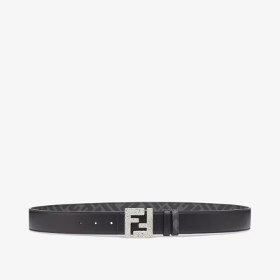 펜디 남성 시그니처 양면 그레이 벨트 - Fendi Mens Gray Belts - fe124x