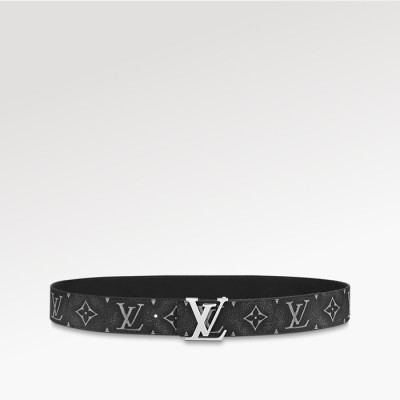 루이비통 남성 시그니처 양면 블랙 벨트 - Louis vuitton Mens Black Belts - lv1027x