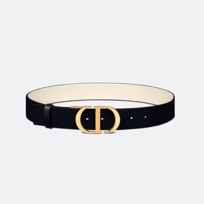 디올 여성 블랙 몽테뉴 벨트 - Dior Womens Black Belts - di479x