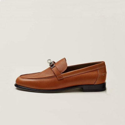 에르메스 여성 카멜 로퍼 - Hermes Womens Camel Loafer - he203x