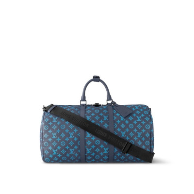 루이비통 남성 블루 키폴 - Louis vuitton Mens Blue Keepall - lv1220x