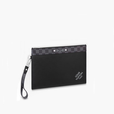 루이비통 남성 블랙 클러치 - Louis vuitton Mens Black Clutch - lv1236x