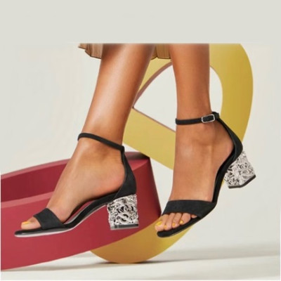 에르메스 여성 블랙 샌들 - Hermes Womens Black Sandals - he204x