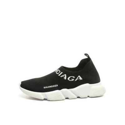 발렌시아가 남/녀 블랙 스니커즈 - Balenciaga Unisex Black Sneakers - ba478x