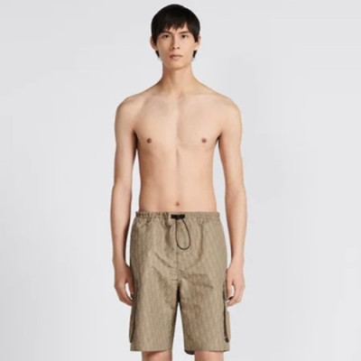 디올 남성 캐쥬얼 카멜 반바지 - Dior Mens Camel Half-pants - di547x